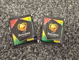 Panini Euro 2004 Sticker Packs Tüten 2 Stk. originalverpackt