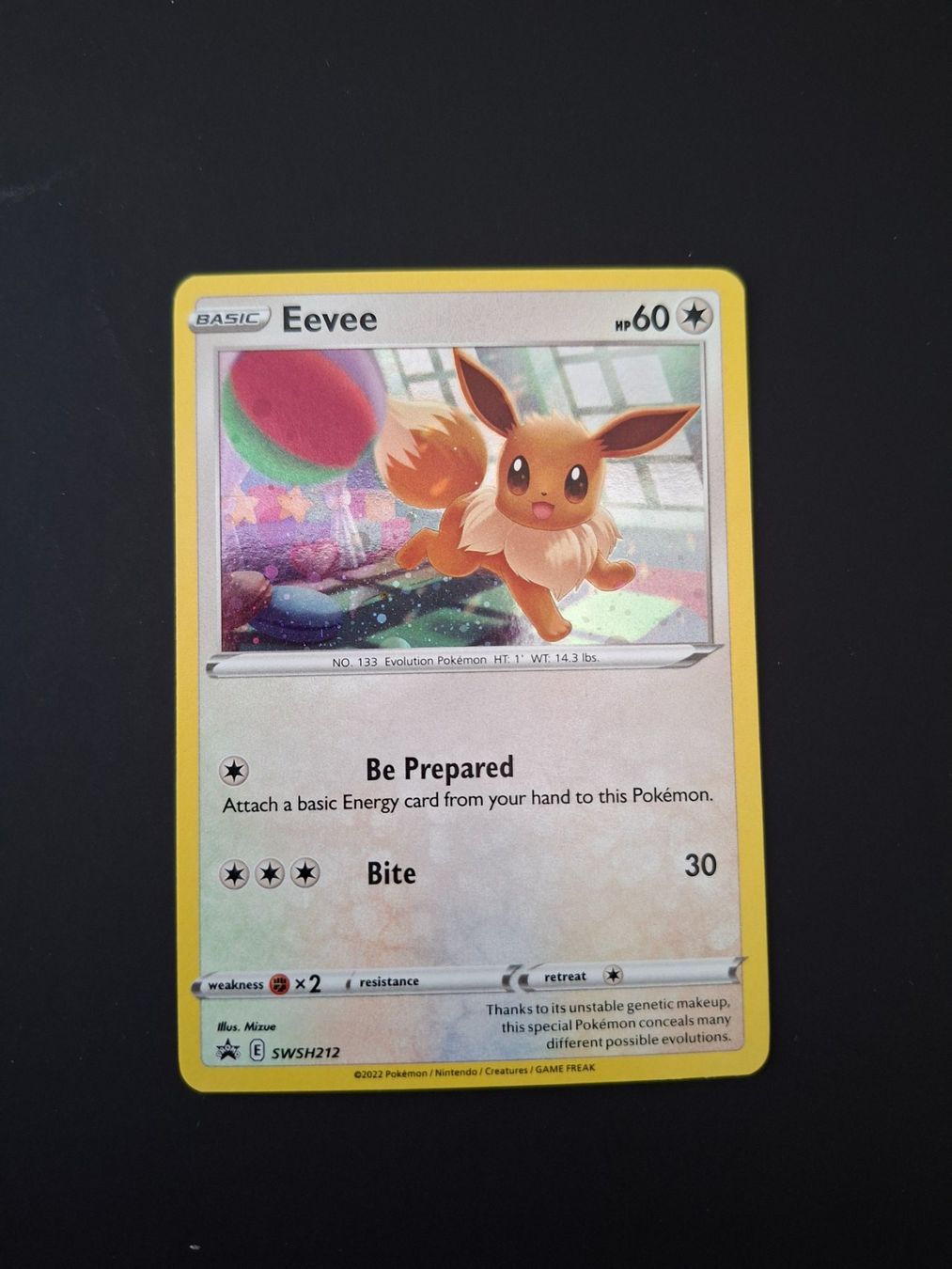 Pokémon Carte collezionabili: EEVEE Holo SWSH212 EN – Usato da Biasca venduto da Sara_Poke123