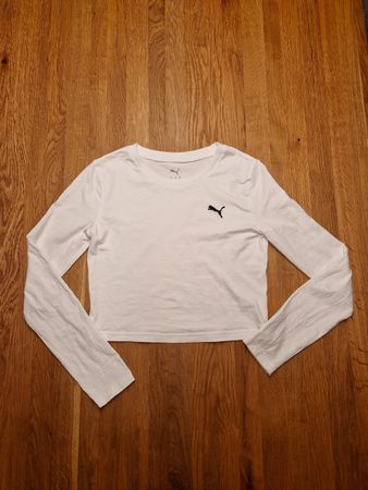 Puma Croped Shirt weiss Gr 34
