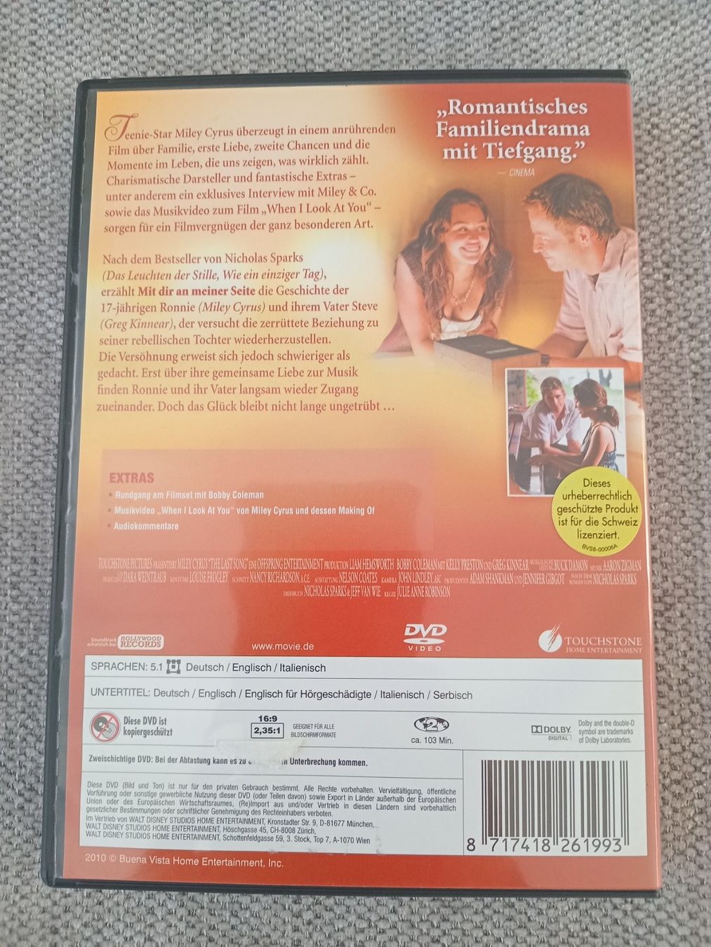 Tous les DVDs: MIT DIR AN MEINER SEITE – D'occasion à Zollikofen par jde_72zf 1
