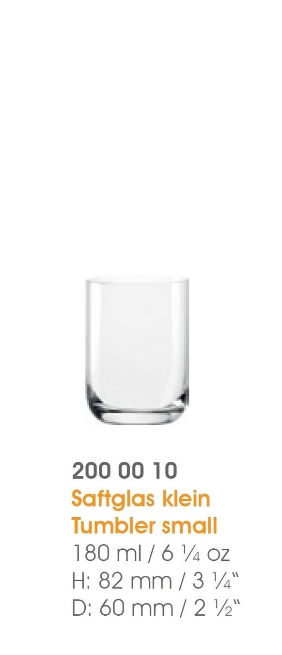 Bicchieri: Glas, CLL, 6x  Saftgläser klein, 180 – Nuovo e nell'imballaggio originale da Wettingen venduto da kochshop 1
