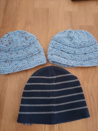 Lot de 3 bonnets chauds pour enfant