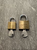 2 ABUS Vorhangschlosser 65/30 und 65/40 mit Schlussel