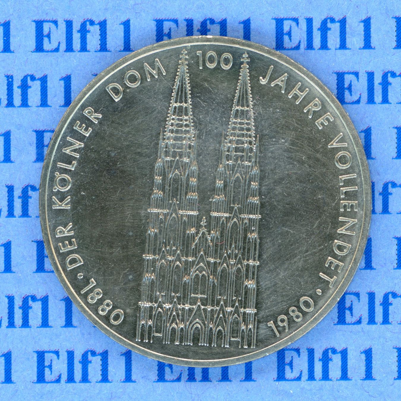 Alle Münzen: DEM___5.00 1980F Kölner Dom -stgl 5 Deutsche Mark – Neu (gemäss Beschreibung) aus Widnau von Elf11 1