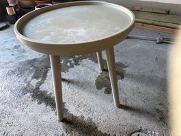 Garten Kunststoff Beistelltisch, Ø 50 x 49 cm cm