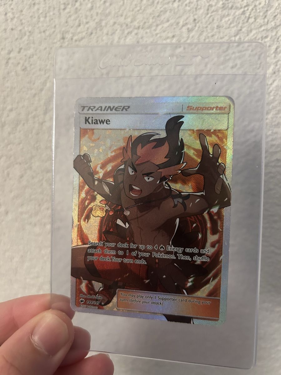 Pokémon Carte collezionabili: Kiawe fullart 144/147 – Nuovo (secondo la descrizione) da Lausanne venduto da POKEALE