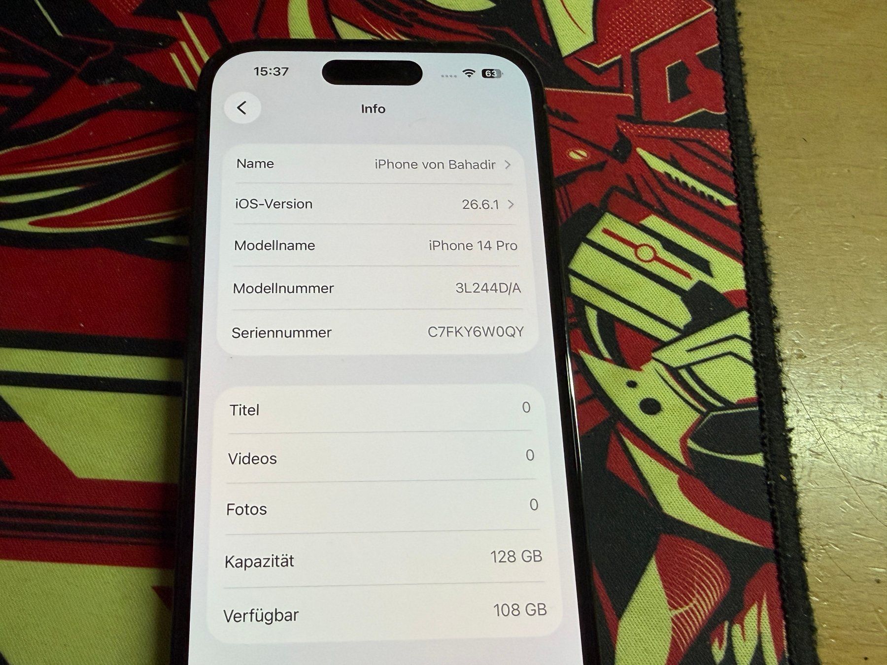 Apple Handys / Smartphones: Iphone 14 Pro 128Gb#111 – Gebraucht aus Au SG von bah_6f5w 5