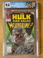 What If...? #50 1993 CGC 9.6 Hulk vs Wolverine CUSTOM LABEL