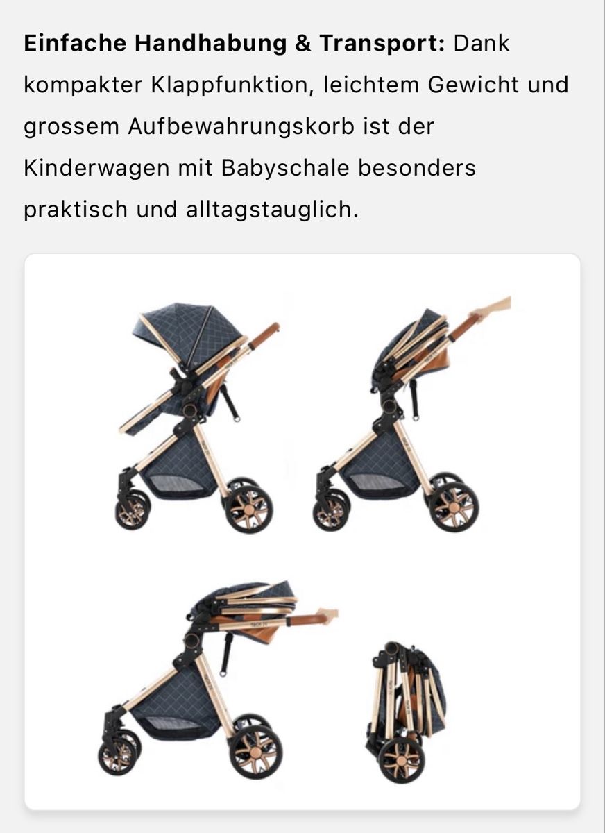 Carrozzine: Kinderwagen Kombi Set mit Babyschale – Usato da Basel venduto da Caarmen412 2