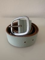 edc, Ledergürtel, mintgrün, 85 cm, guter Zustand