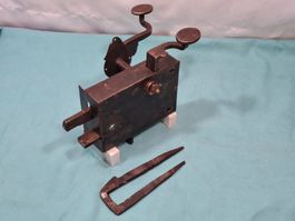 1 antikes Zimmer Tür Schloss SET, DM7.3cm, DR (3983X#TBS1)