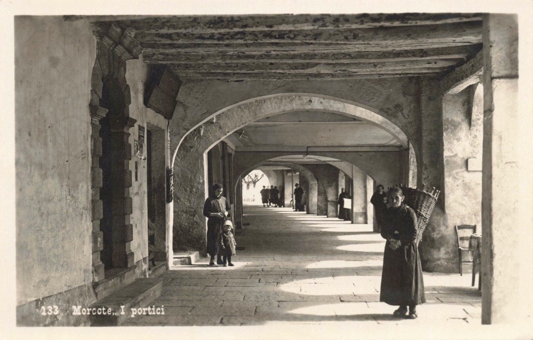 Cartoline postali: Morcote portici – Usato da Biasca venduto da Blenio71