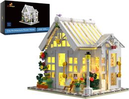 XMORk Flower Shop Block Module 1593 pcs New MIT light 