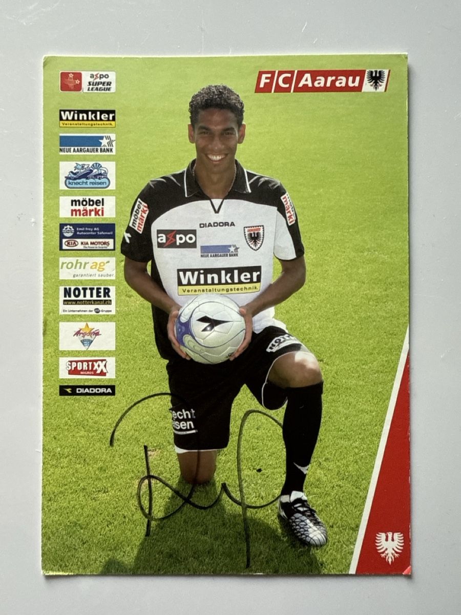 Autografi: Autogrammkarte Fc Aarau – Usato da Basel venduto da Der_Bieter