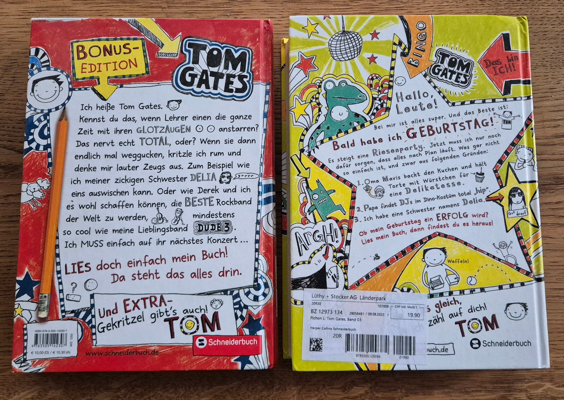 Libri: 2 x Tom Gates Comic-Romane von Liz Pichon – Usato da Buochs venduto da _in_ 1