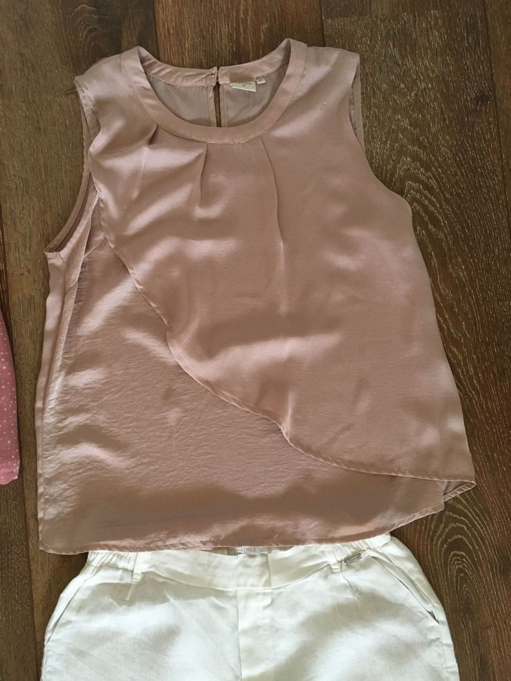 Nile Pantaloni: NILE Leinenhose, Blusentop Cream..36 – Usato da Muotathal venduto da robin40 3