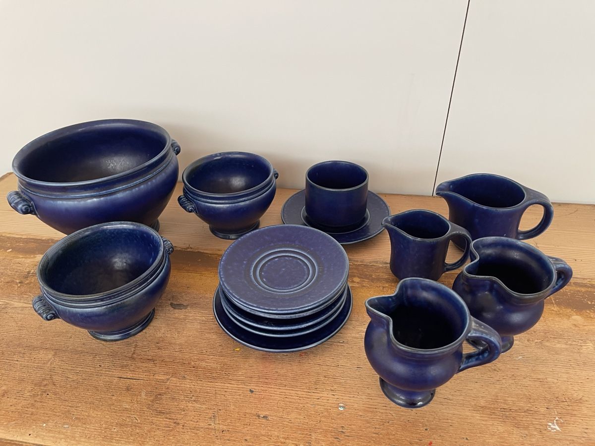 Set di piatti: Einzelteiler Ocean blue Langenthal Geschirr  – Usato da Bonstetten venduto da usgsuechts_vintage