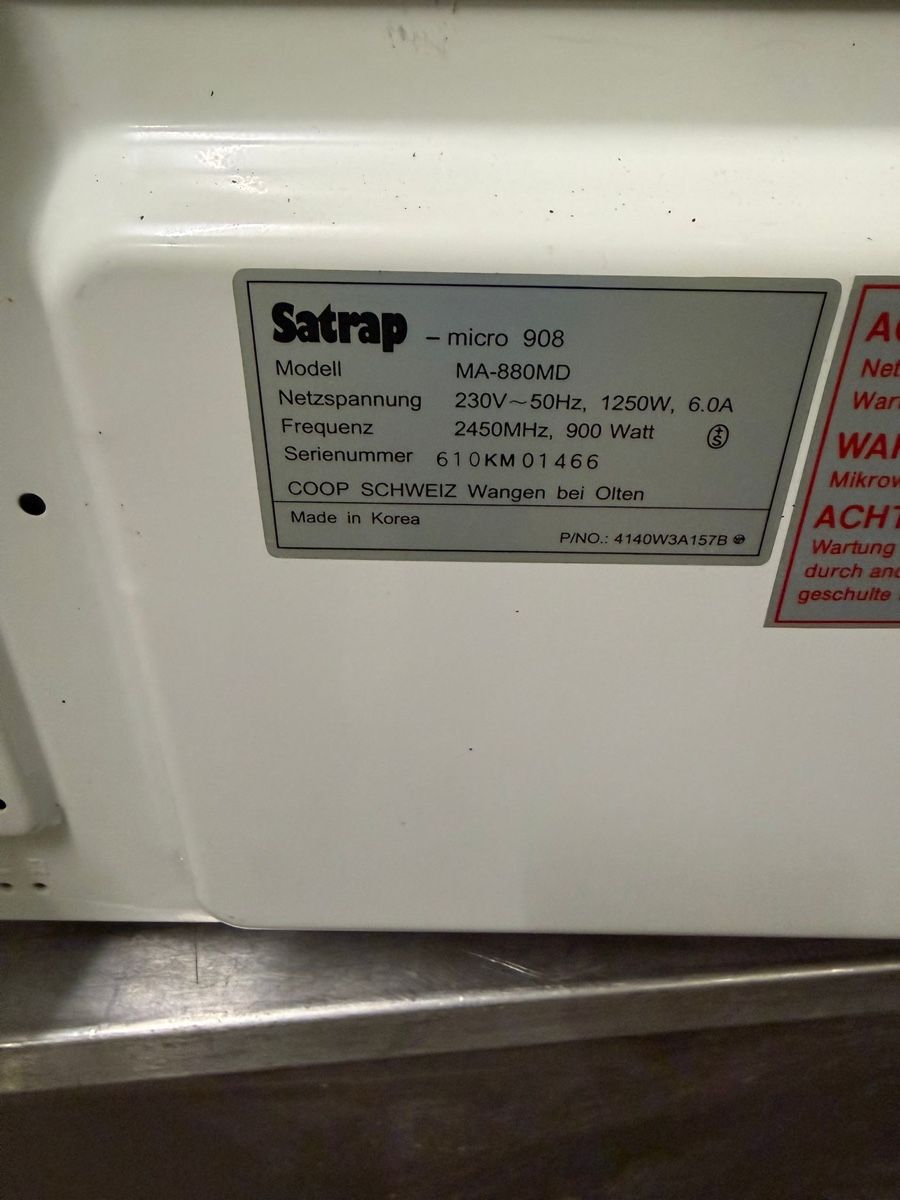 Elettrodomestici da cucina: Mikrowelle – Usato da Rupperswil venduto da Tinka88 3