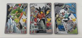 Cartes Pokémon lot de 3 série 2 ANGLAIS