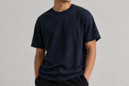 T-Shirt Mango M bleu marine