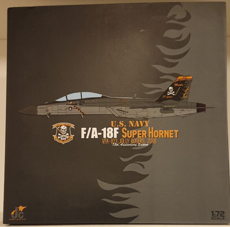 F/A-18F Super Hornet VFA-103 Jolly Rogers. Revell 1:72. : r/modelmakers