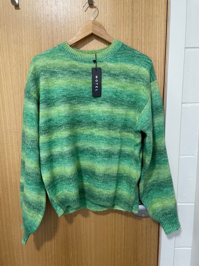 Maglioni & Felpe: Motel Rocks Green Gradient Sweater  – Nuovo (secondo la descrizione) da Luzern venduto da das_2s8k