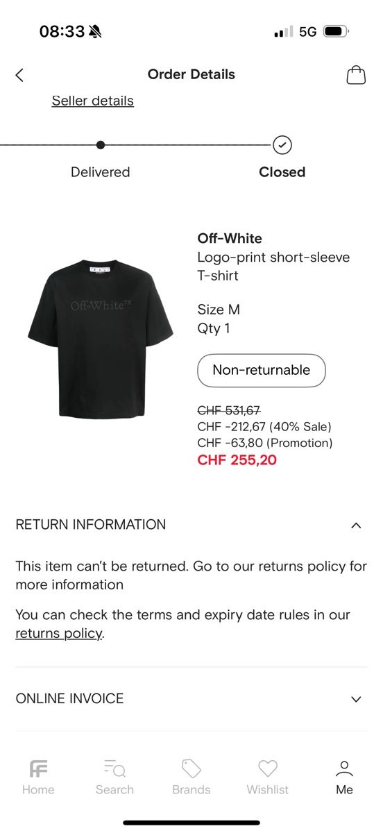 Off-White T-shirt: Off white logo print tshirt M – Usato da Giubiasco venduto da Darkemperor 1