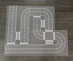 18x LEGO Strassen Platten
