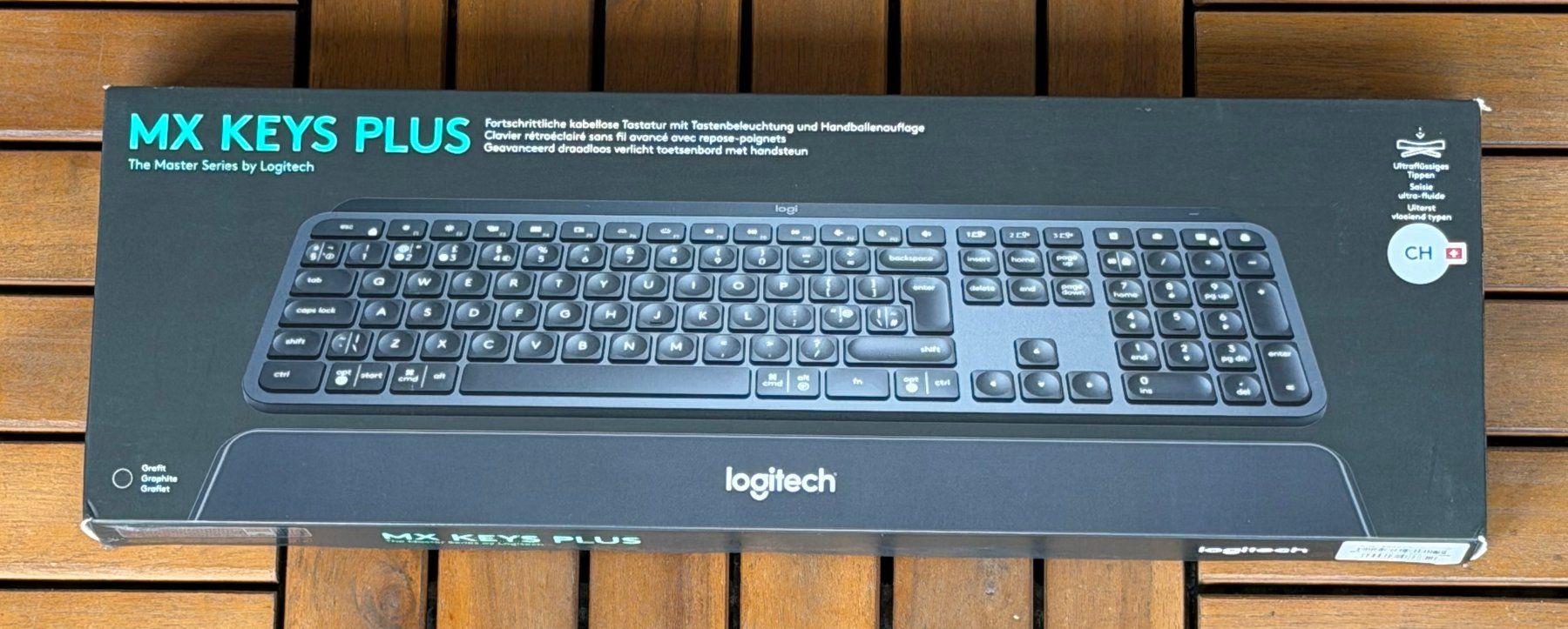 Logitech Tastaturen: Logitech MX Keys S Plus CH-Layout mit Handgelenkauflage – Neu und originalverpackt aus Ballwil von Goopher 1