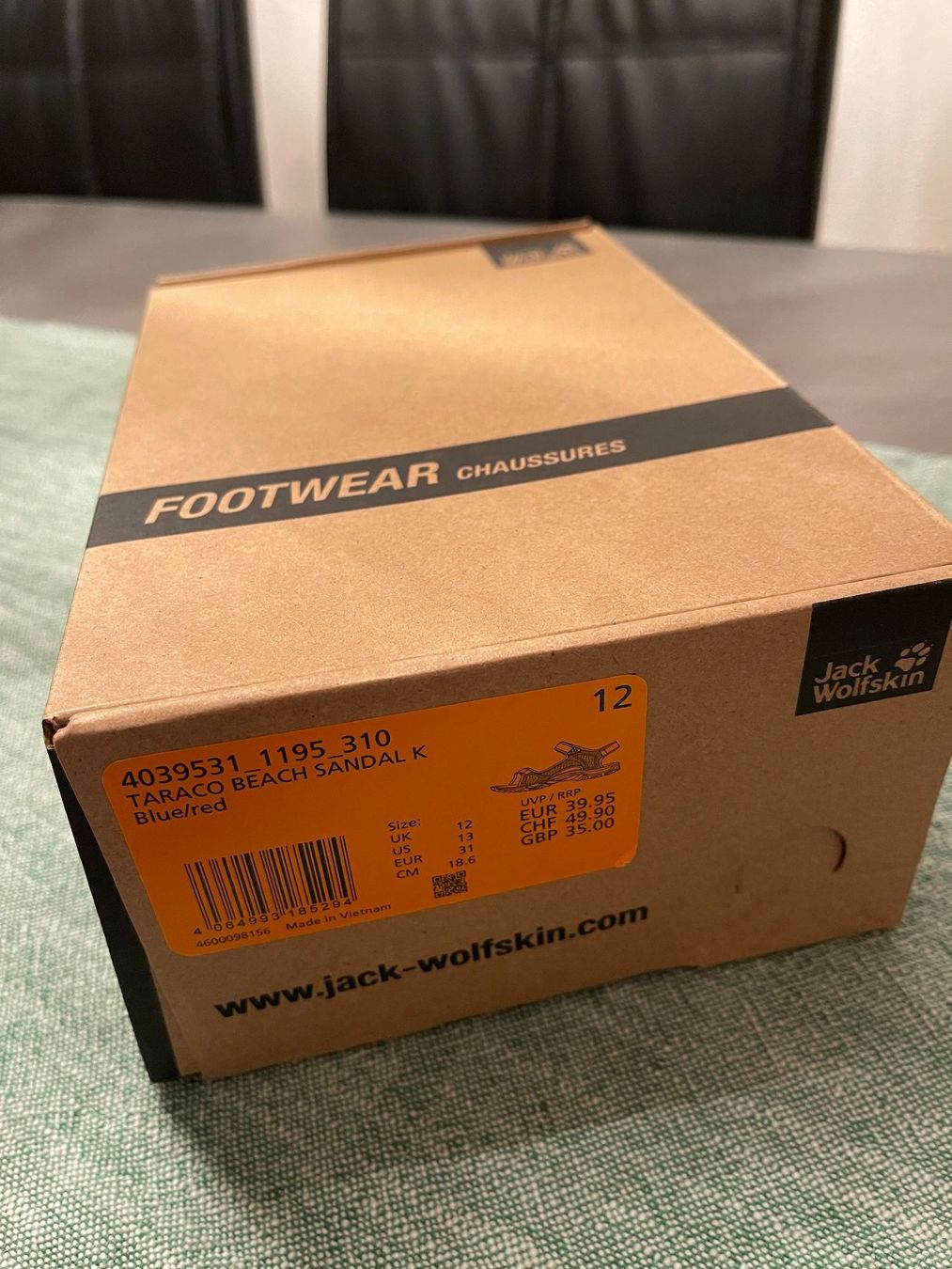Jack Wolfskin Scarpe per ragazzi: Jack Wolfskin Taraco Beach Sandal K Blue/red – Usato da Oberrieden venduto da Boccia1981 7