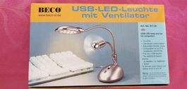 USB LED Leuchte mit Ventilator