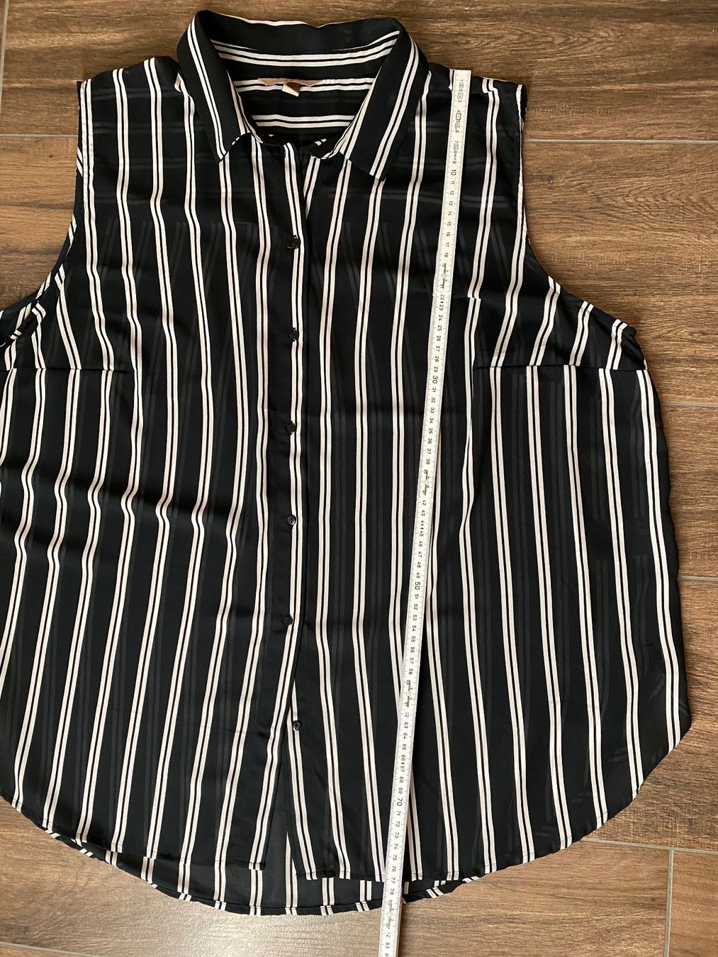 H&M Camicette: H&M Bluse kurzarm gestreift blau weiss Gr. 54 – Usato da Pratteln venduto da a23_j2gs 4