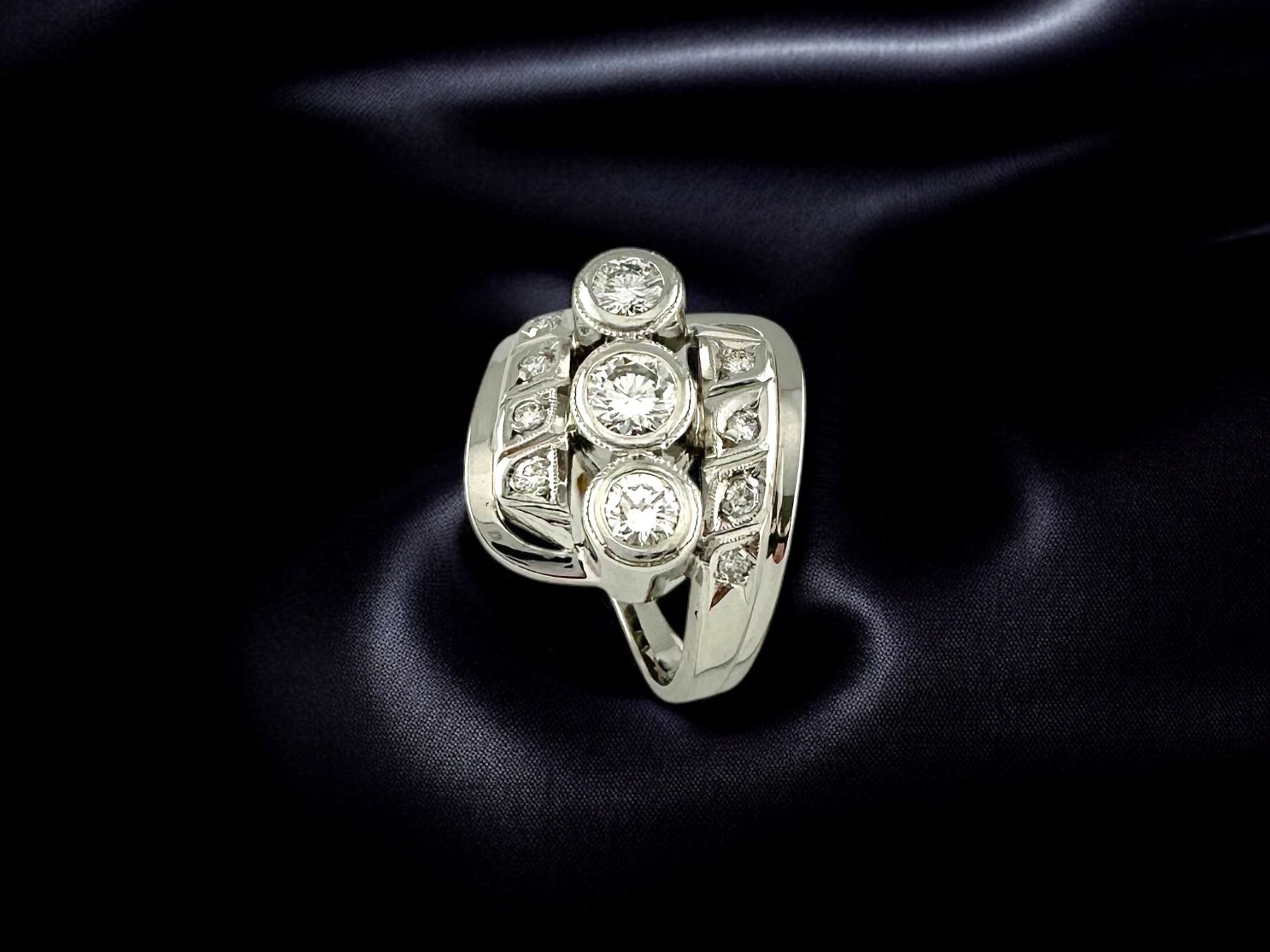 Anelli: Vintage Diamant - Ring, 0.60 ct – Usato da Zuzwil SG venduto da artimmo 5