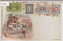 Die letze Post vom St. Gotthard - Die ersten Briefmarken der