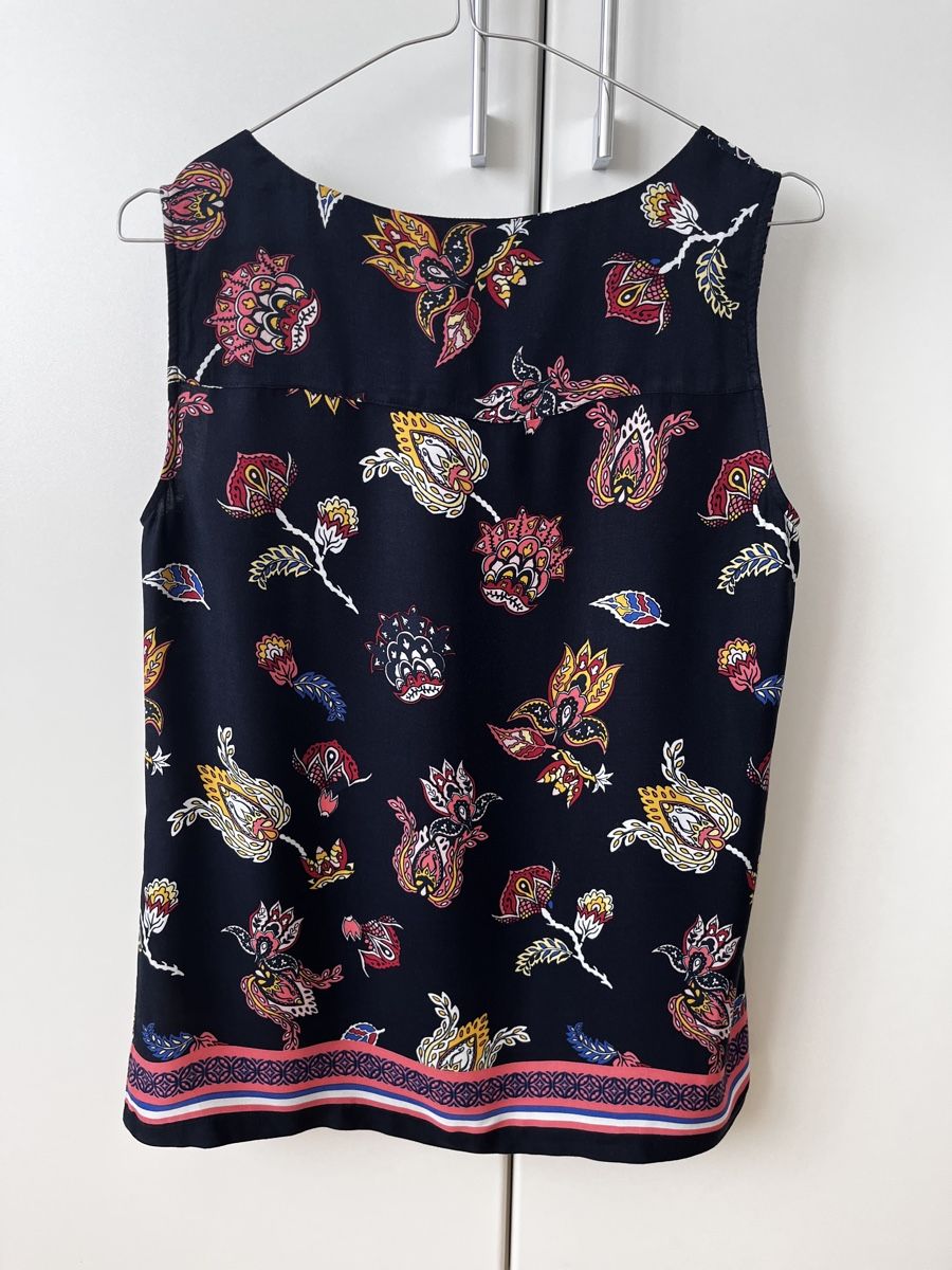 Comma Top: Comma Blusentop im Paisleymuster, Grösse 36 – Usato da Zürich venduto da Kleanthy 1