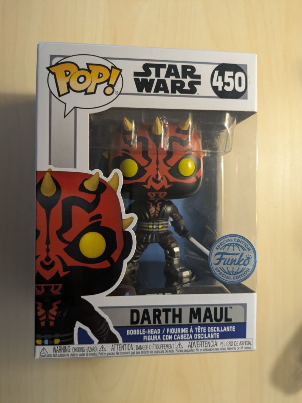 Funko Figuren: Funko POP! Star Wars Darth Maul 450 Bobble-head – Neu und originalverpackt aus Zürich von ms993 1
