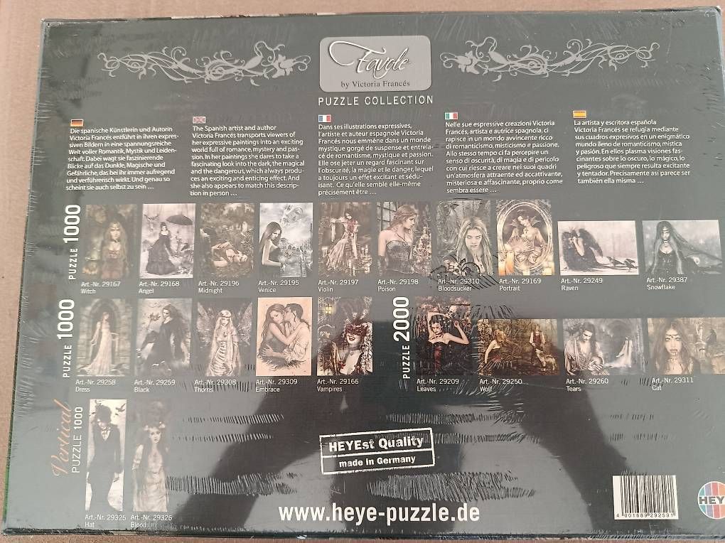 Puzzles: Puzzle Heye 1000 – Neu und originalverpackt aus Bellinzona von vin_jm7f 1