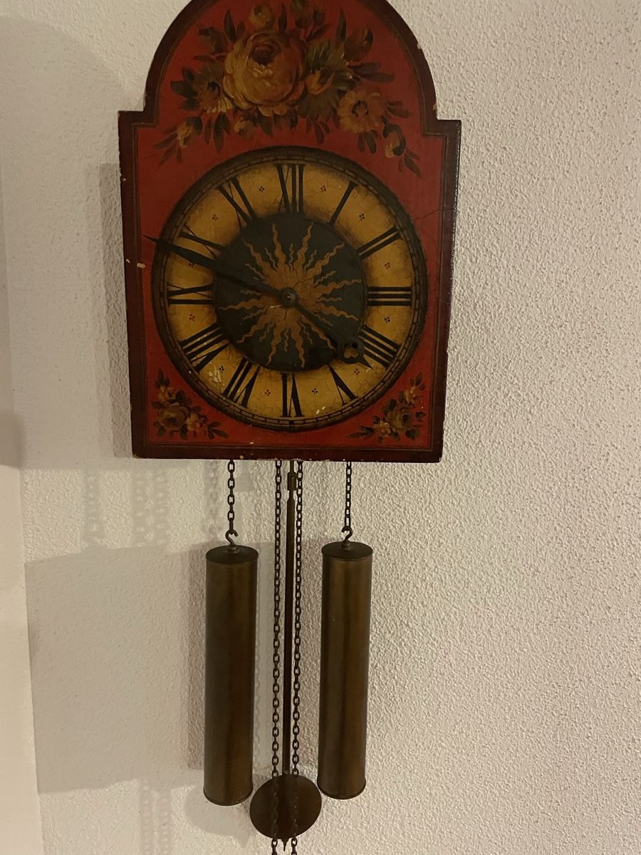 Altri accessori per orologi: Antike Wanduhr mit Rosenmalerei – Usato da Oberdorf NW venduto da Stern13 4