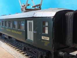 Märklin _ SBB Speisewagen Restaurant _ metall _ Spur H0
