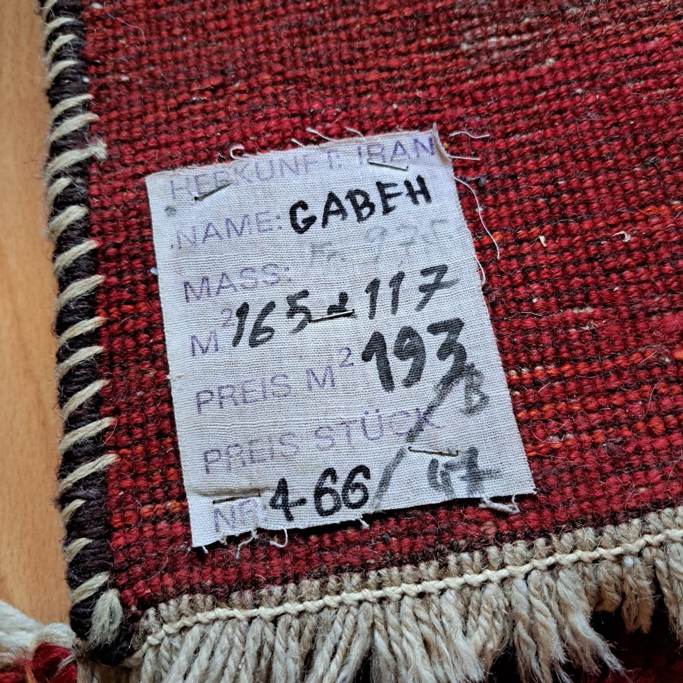 Gabbeh Tapis: Gabbeh Teppich aus dem Iran – D'occasion à Grüningen par Tappio 4