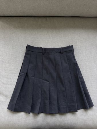 Woll-Faltenrock grau von Other Stories, Size 34
