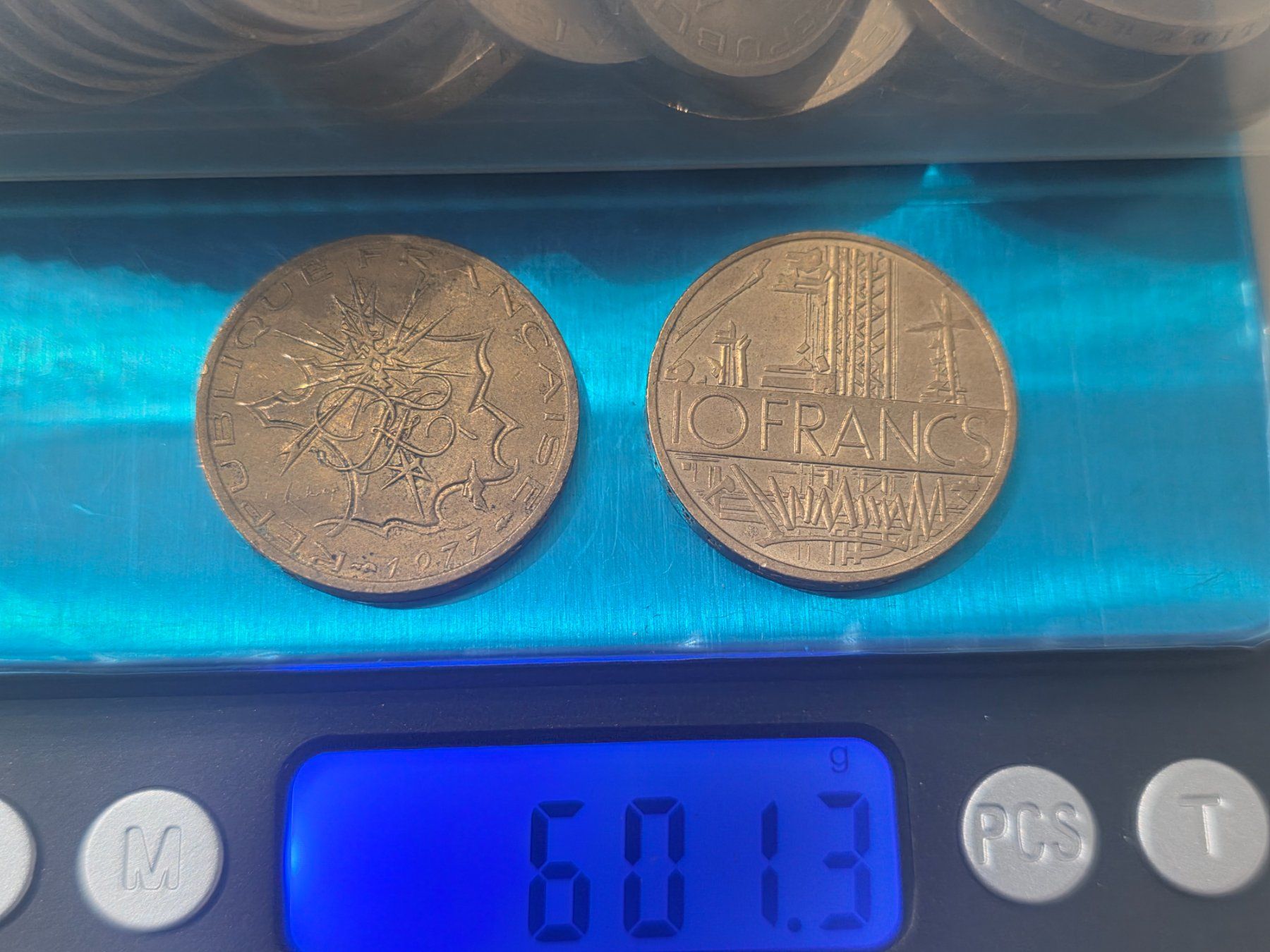 Tutti le monete: 10 Francs Republice Frankreich 601.3 gr. – Usato da Scherzingen venduto da Benjanil 1