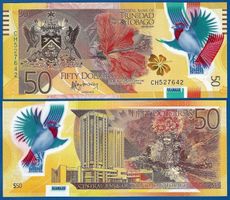 50 Dollars Trinidad and Tobago  2015 UNC