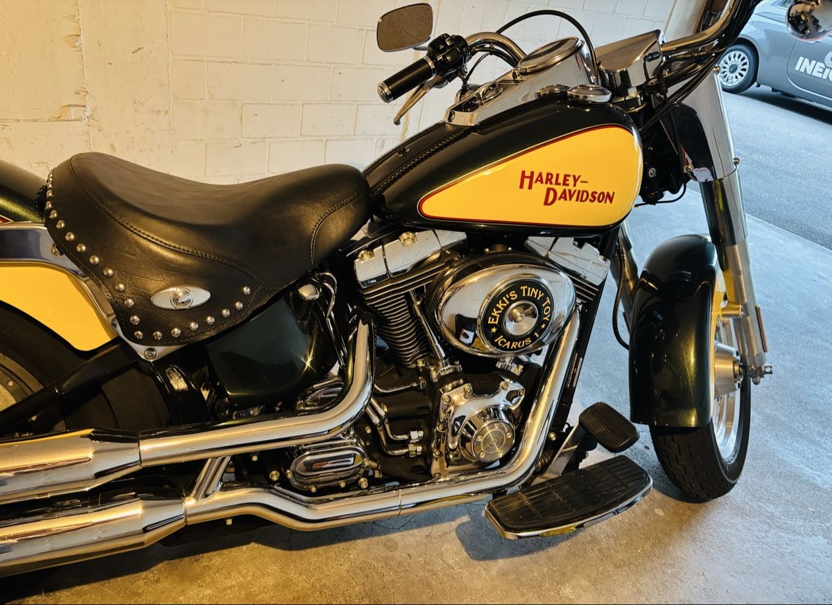 Harley-Davidson Chopper: Harley Fat Boy FLSTFI – Gebraucht aus Luzern von Cetina0 3