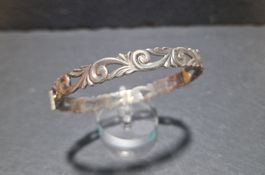 Sterling Silber Armreif – Defekte Kette
