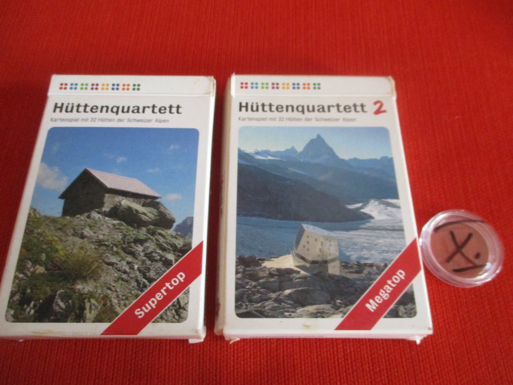 Giochi: Quartett Hüttenquartett 1 und 2 – Usato da Birsfelden venduto da alles-muss-raus