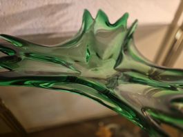 Murano Splash Fruit Bowl grün