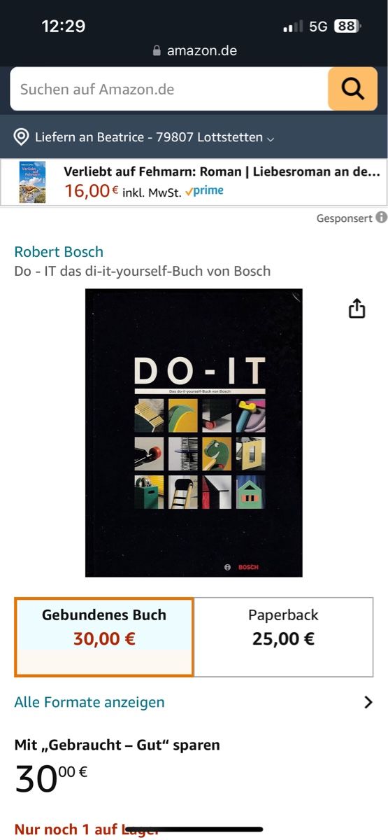 Libri: Bosch do it yourself Buch – Usato da Rüdlingen venduto da Lichee 6
