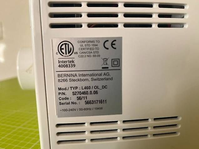 Bernina Nähmaschinen: Bernina Overlockmaschine L460 – Gebraucht aus Langenthal von vorstaedtler 1