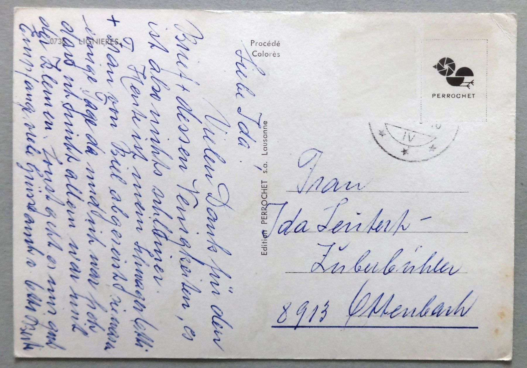Cartoline postali: Lignières – Difettoso da Fétigny venduto da Billy2miny 1